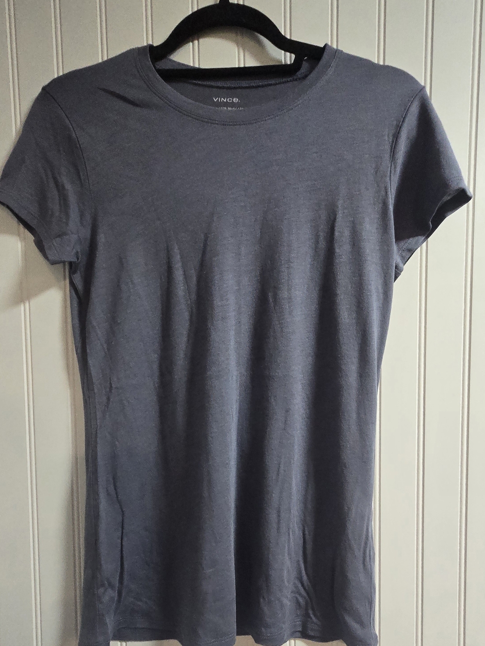 Vince Slate Gray Crewneck Short Sleeve Tee